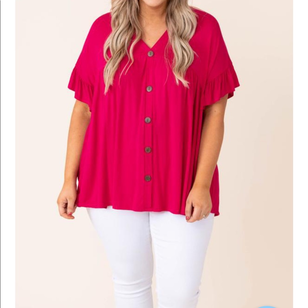 Chic Soul Boutique- Brand New Hot Pink Top